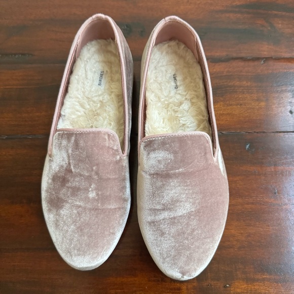 Birdies Shoes - Birdies The Starling Faux Fur Antique Rose 8